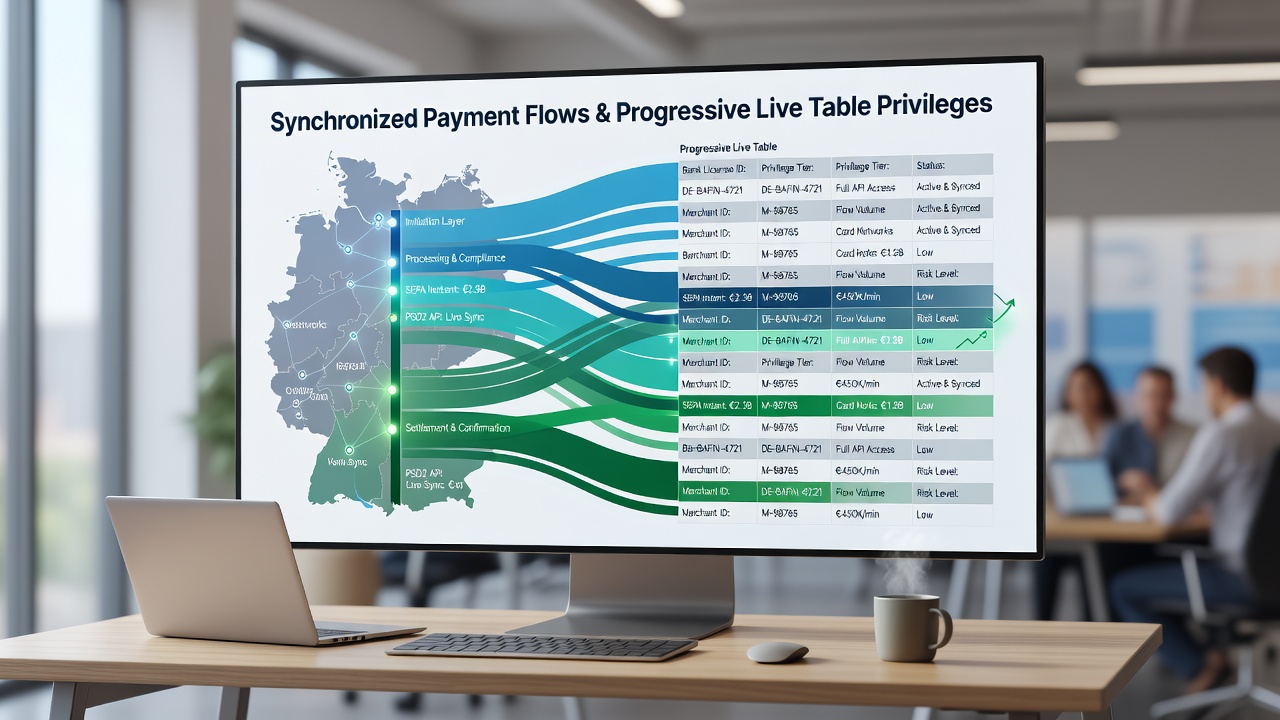 Fortschreitende Integration von Zahlungsflüssen und Live-Tisch-Privilegien