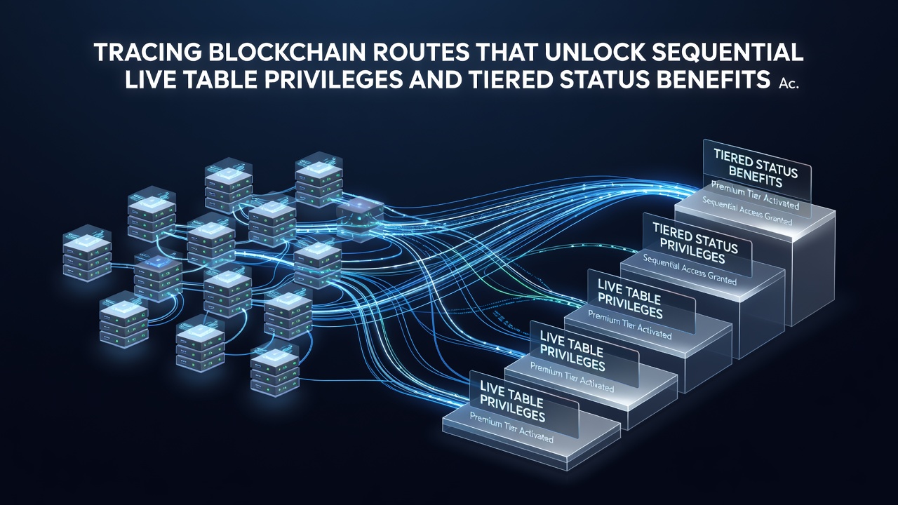 Gestaffelte Statusvorteile und Live-Tisch-Zugänge über Blockchain in zertifizierten deutschen Netzwerken