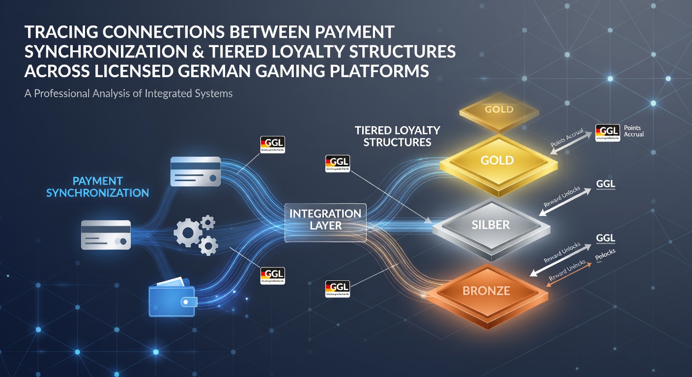 Illustration der Integration von Zahlungssystemen und Loyalitätsstufen auf deutschen Gaming-Plattformen